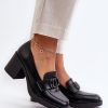 Black Heeled Low Shoes in Women`s Ankle Boots & Booties with Fabric, Footbed, Upper Height, Heel Height and Platform Height