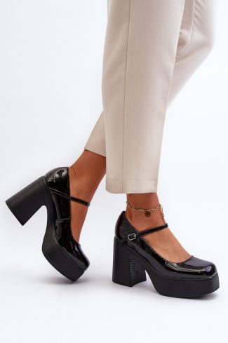 1024782 black Half shoes model 195410 Step in style