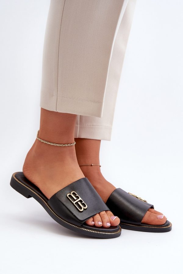 black Flip-flops model 195426 Step in style