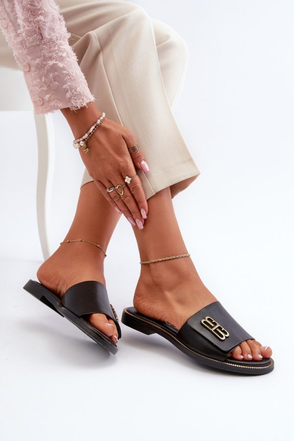 black Flip-flops model 195426 Step in style