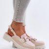 1025228 beige Heel sandals model 195556 Step in style