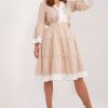 beige Daydress model 195796 Lakerta
