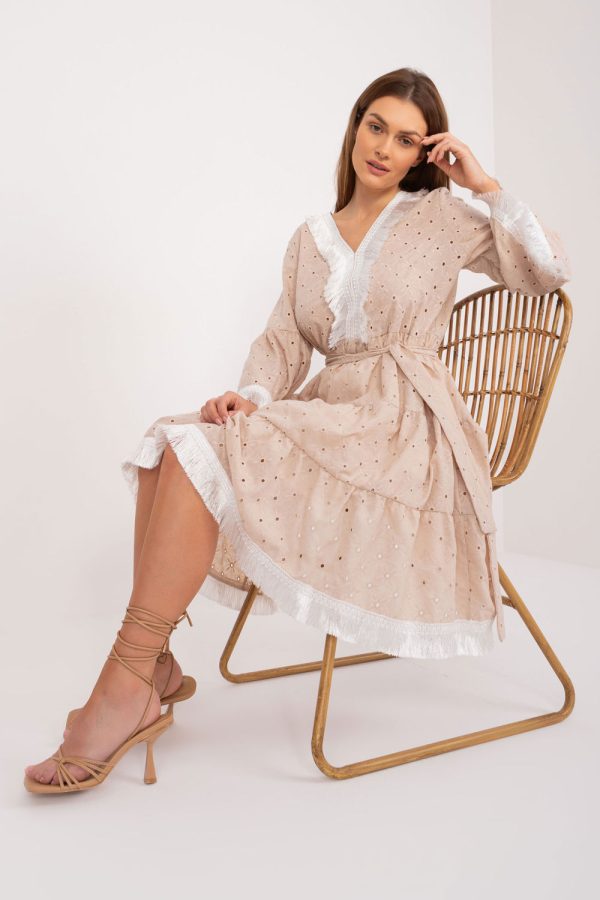 beige Daydress model 195796 Lakerta