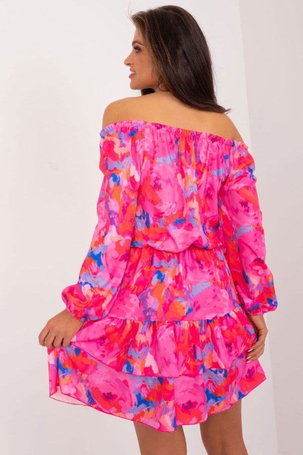 Pink Daydress in Day Dresses with Polyester and Viscose
