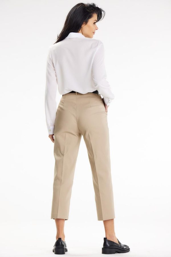 White Long Sleeve Shirt in Shirts For Women with Spandex and Polyester