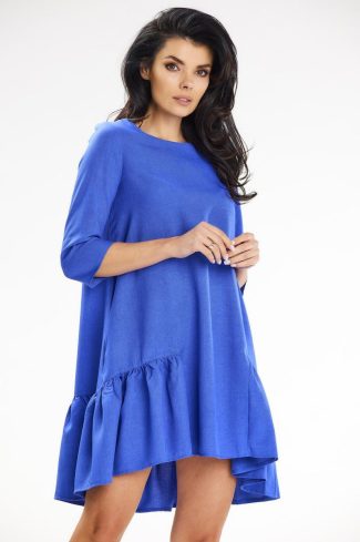 Blue Daydress in Day Dresses with Len and Polyester