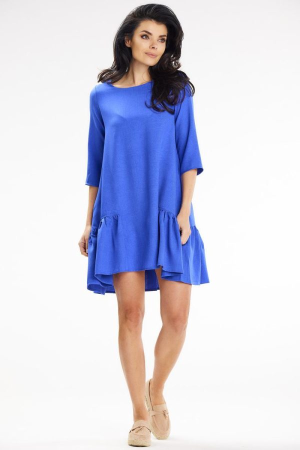 Blue Daydress in Day Dresses with Len and Polyester