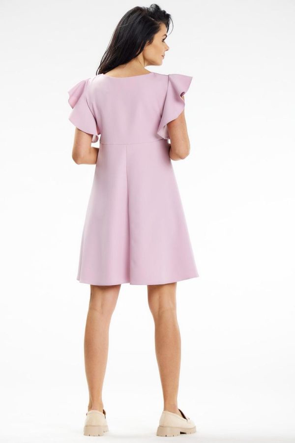 Pink Cocktail Dress in Formal Dresses, Cocktail Dresses with Spandex and Polyester