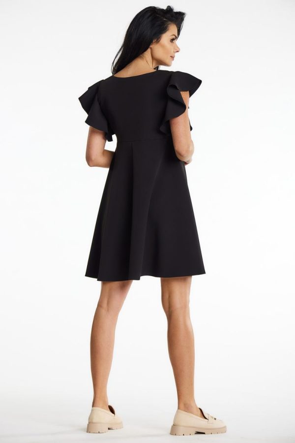 Black Cocktail Dress in Formal Dresses, Cocktail Dresses with Spandex and Polyester