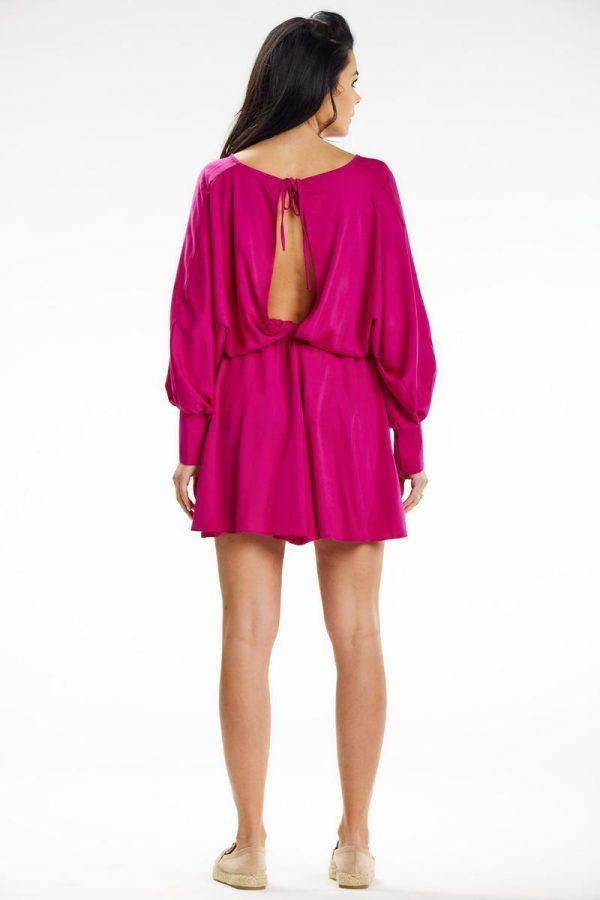 Pink Daydress in Day Dresses with Spandex and Viscose