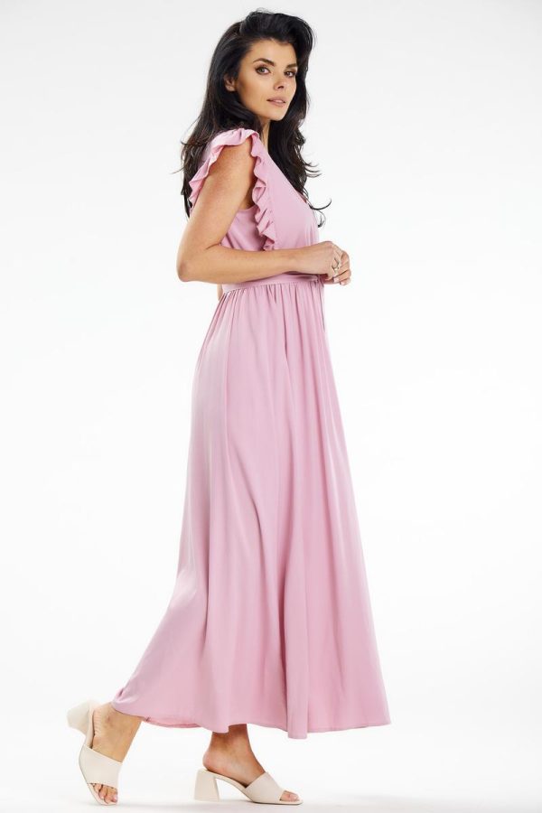 Pink Daydress in Day Dresses with Spandex and Viscose