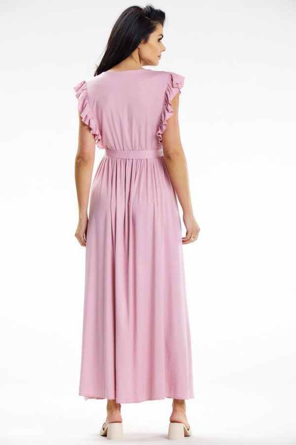 Pink Daydress in Day Dresses with Spandex and Viscose