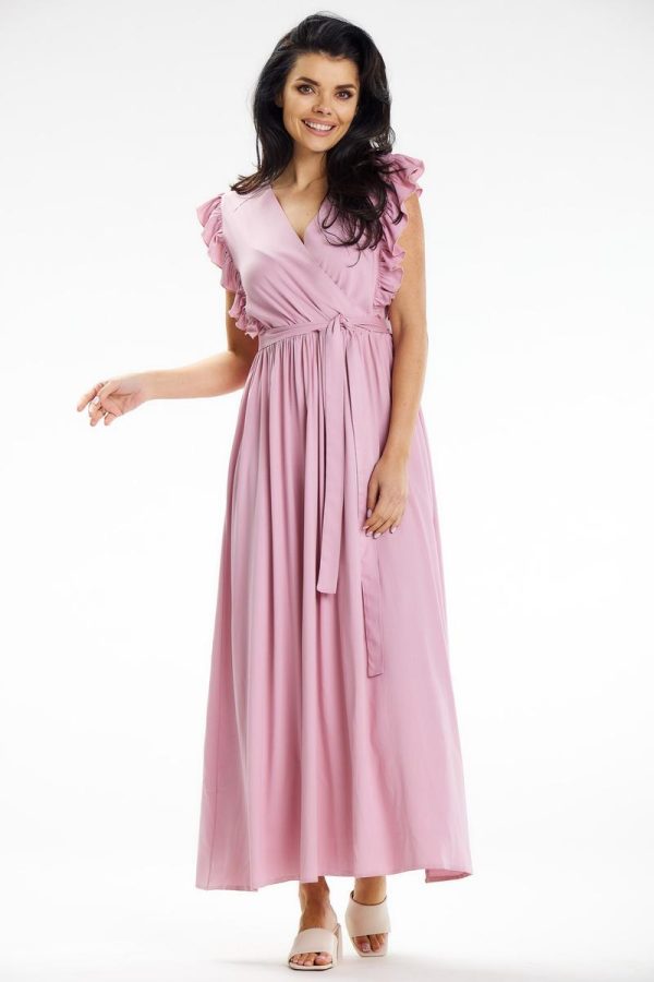Pink Daydress in Day Dresses with Spandex and Viscose