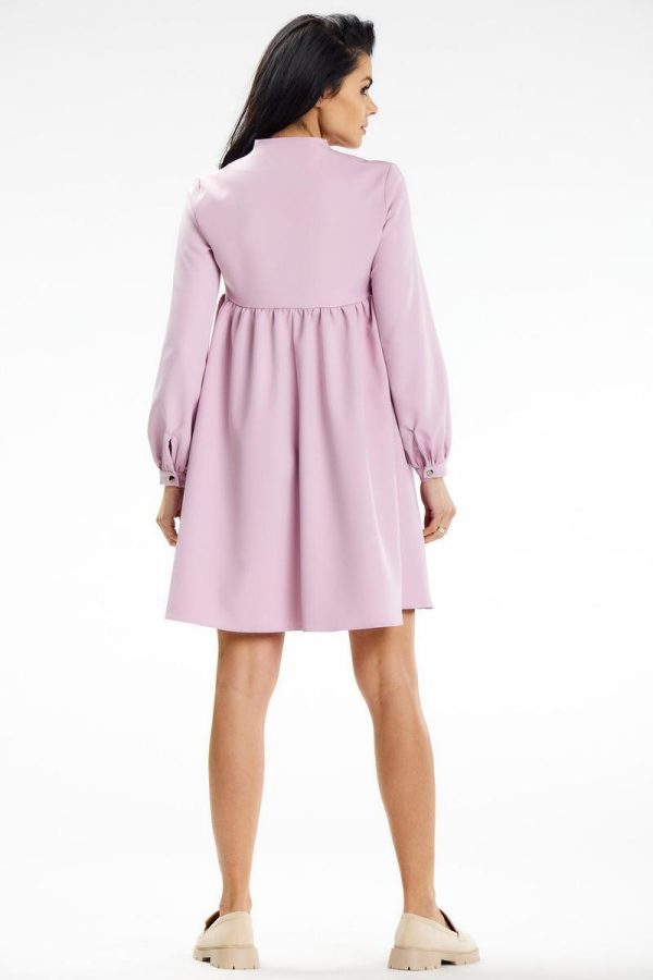 Pink Daydress in Day Dresses with Spandex and Polyester