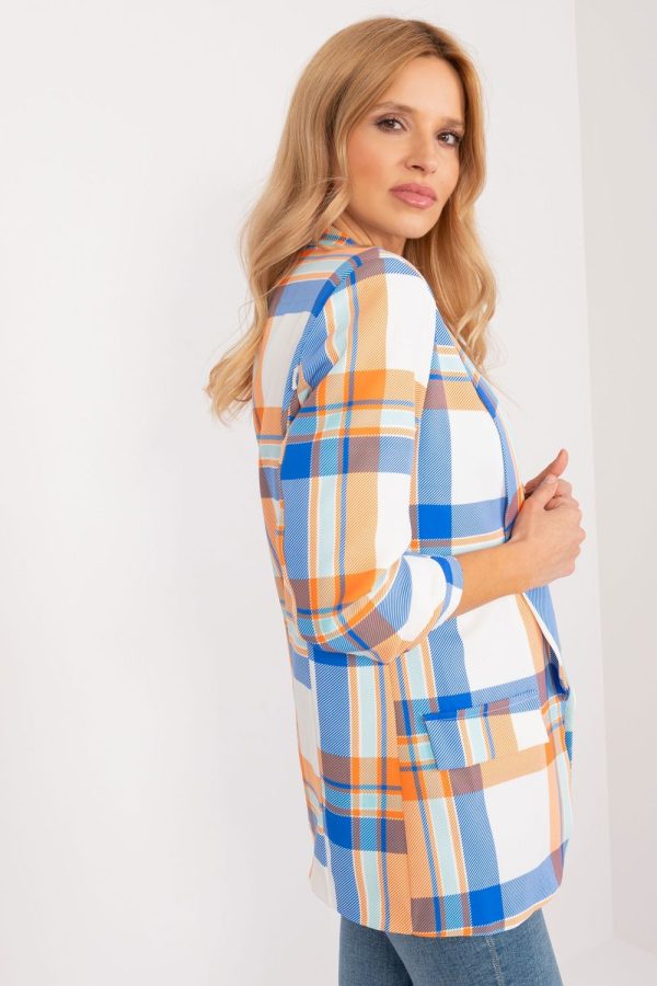 Multicolor Jacket in Jackets, Vests For Women with Spandex and Polyester