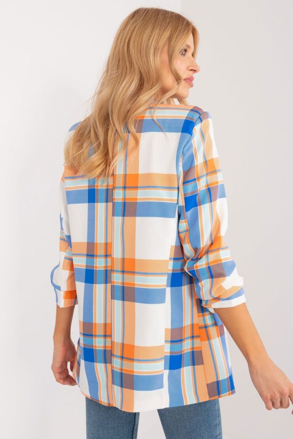 Multicolor Jacket in Jackets, Vests For Women with Spandex and Polyester