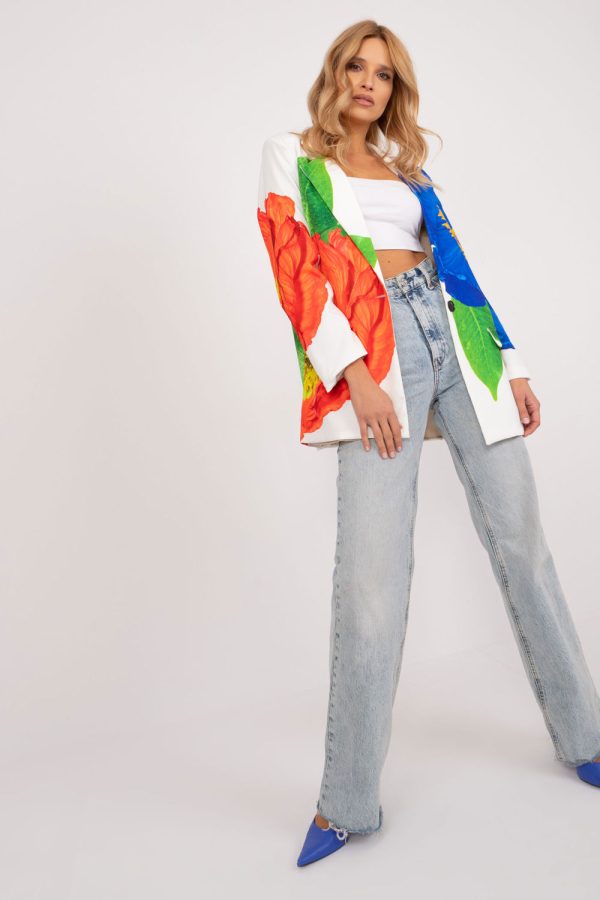 Beige Jacket in Jackets, Vests For Women with Spandex and Polyester