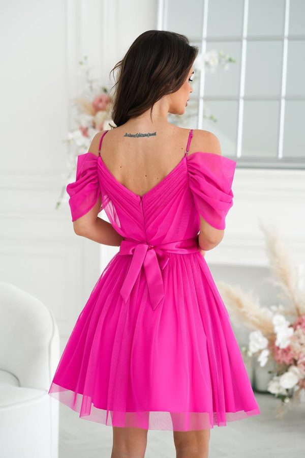 Violet Evening Dress in Evening Dresses with Polyester and Viscose