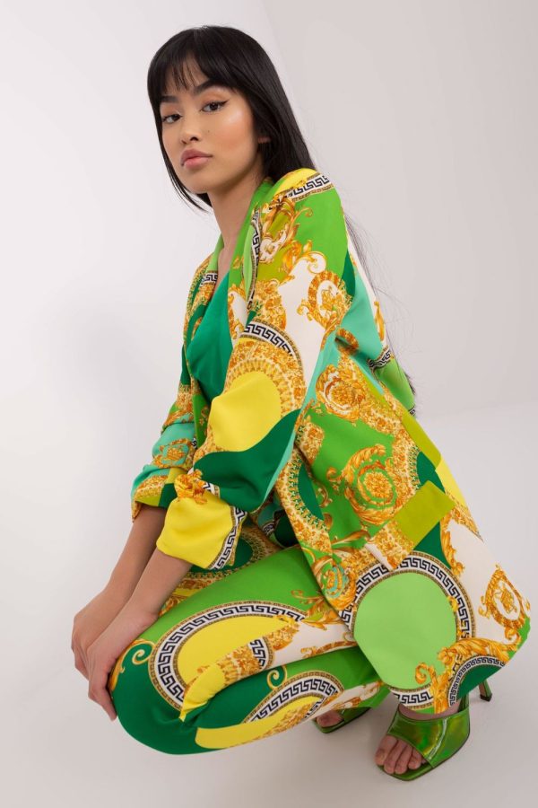 Green Jacket in Jackets, Vests For Women with Spandex and Polyester