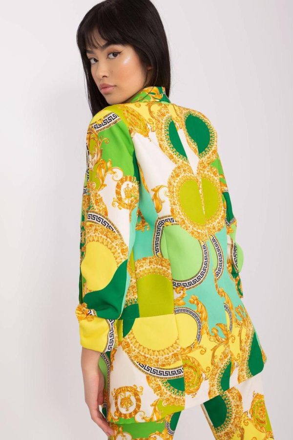 Green Jacket in Jackets, Vests For Women with Spandex and Polyester