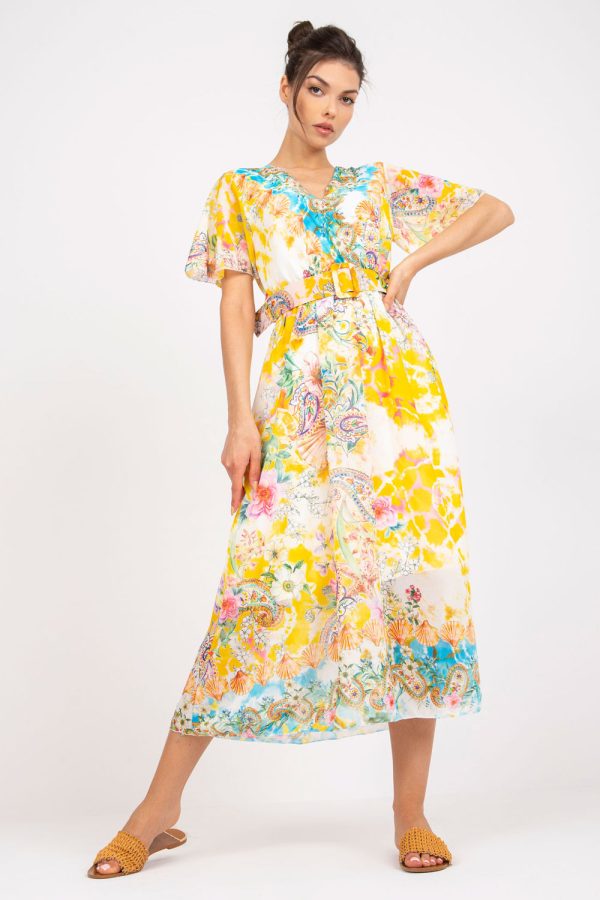 yellow Daydress model 196201 Italy Moda