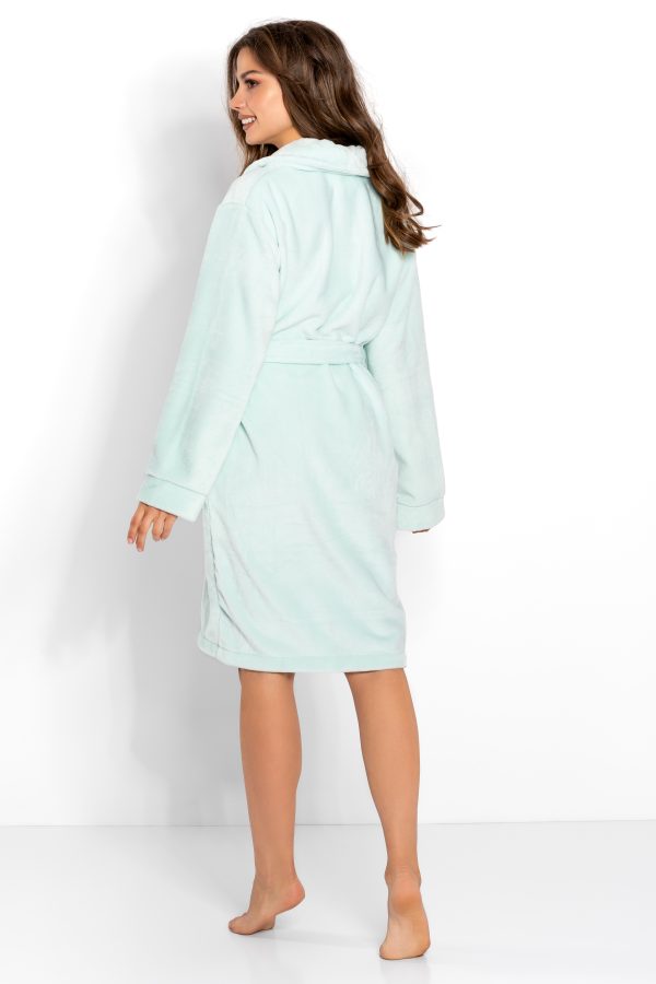 Green Bathrobe in Dressing Gowns, Bathrobes For Women with Polyester