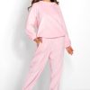 Pink Set in Pants, Trousers, Shorts with Polyester