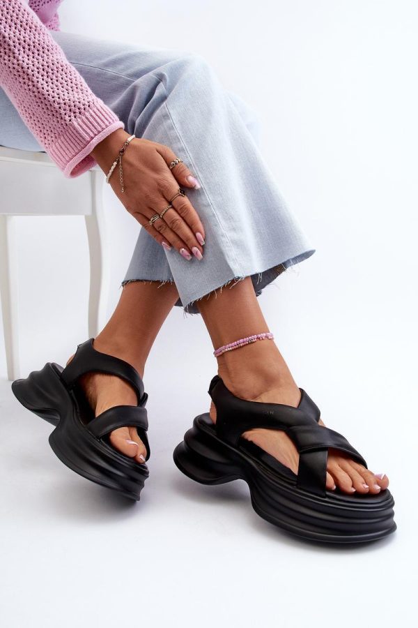 black Sandals model 196338 Step in style