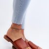 Brown Flip-flops in Sandals & Flip-Flops For Women with Fabric, Footbed and Heel Height