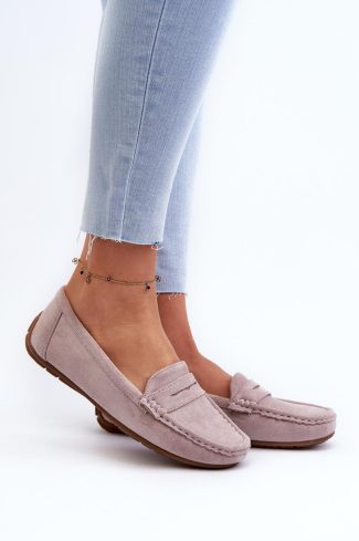 1028074.jpg Violet Mocassin in Moccasins, Loafers with Fabric, Footbed, Upper Height and Sole Height