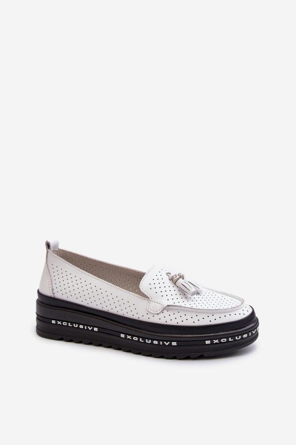 white Mocassin model 196415 Step in style