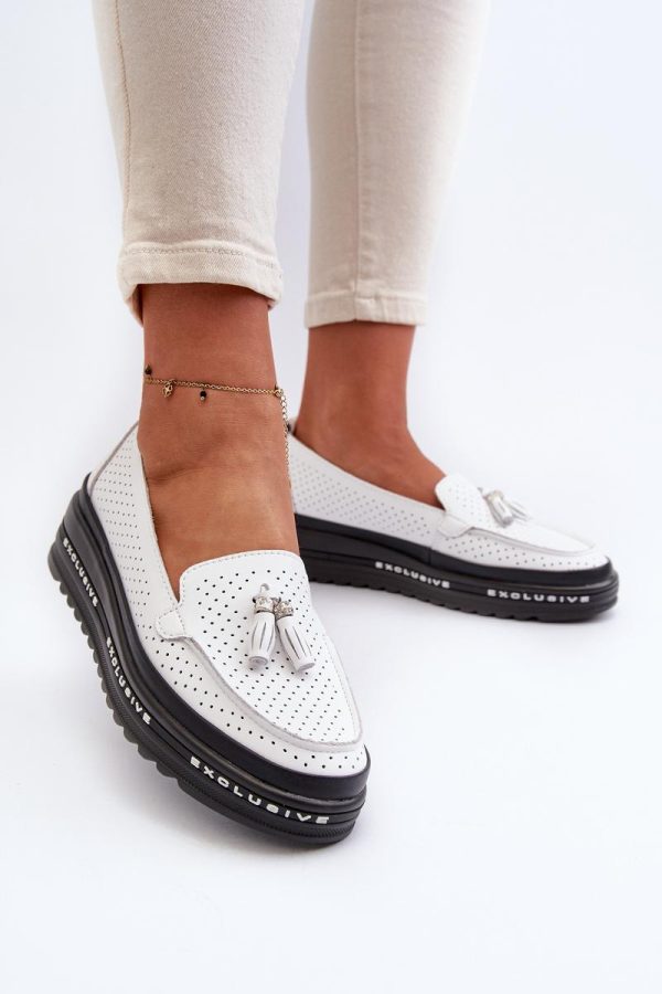 white Mocassin model 196415 Step in style