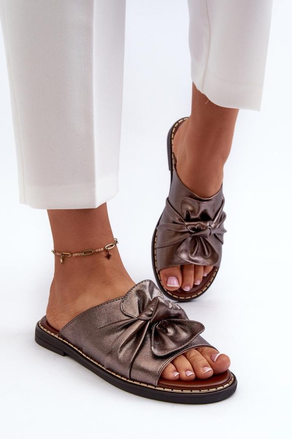 Brown Flip-flops in Sandals & Flip-Flops For Women with Fabric, Footbed and Heel Height