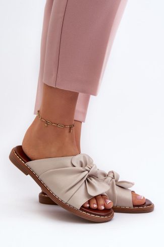 Beige Flip-flops in Sandals & Flip-Flops For Women with Fabric, Footbed and Heel Height