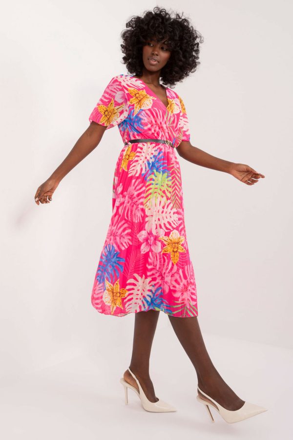 pink Daydress model 196447 Italy Moda