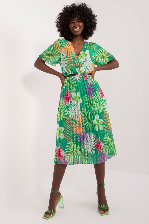 green Daydress model 196449 Italy Moda