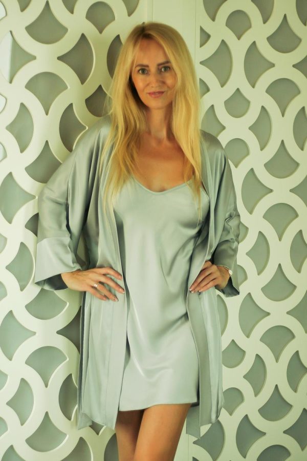 Grey Sexy Shirt....Spandex and Polyester