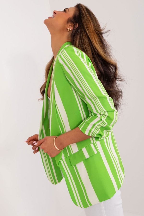 Green Jacket in Jackets, Vests For Women with Spandex and Polyester