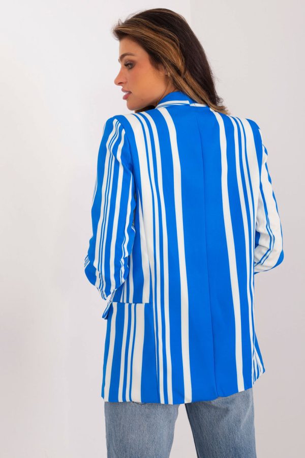 Blue Jacket in Jackets, Vests For Women with Spandex and Polyester
