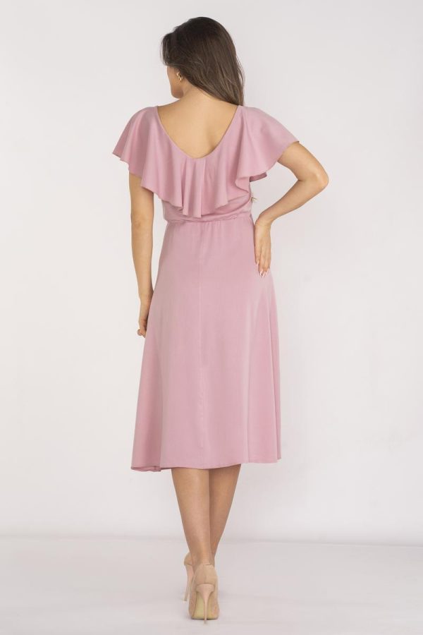 Pink Daydress in Day Dresses with Spandex and Viscose