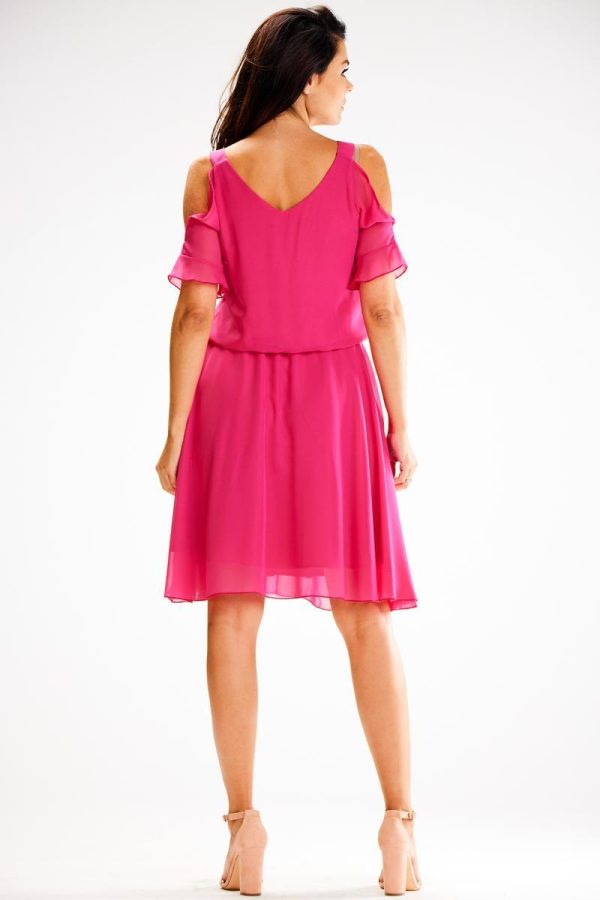 Pink Daydress in Day Dresses with Polyester