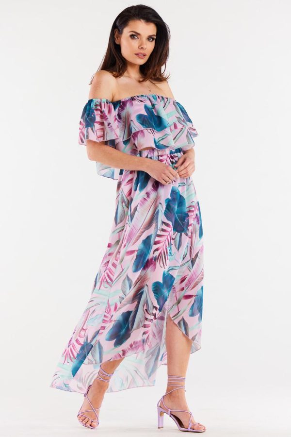 Multicolor Long Skirt in Skirts with Polyester