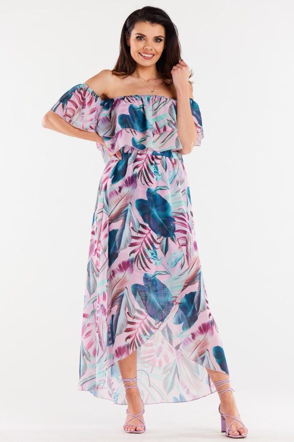 Multicolor Long Skirt in Skirts with Polyester