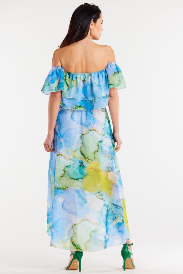 Multicolor Long Skirt in Skirts with Polyester