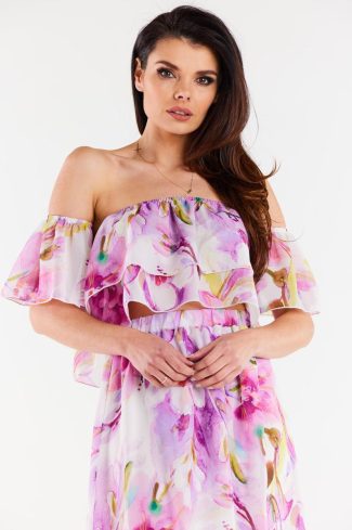 Violet Blouse in Women`s Blouses, Tunics with Polyester