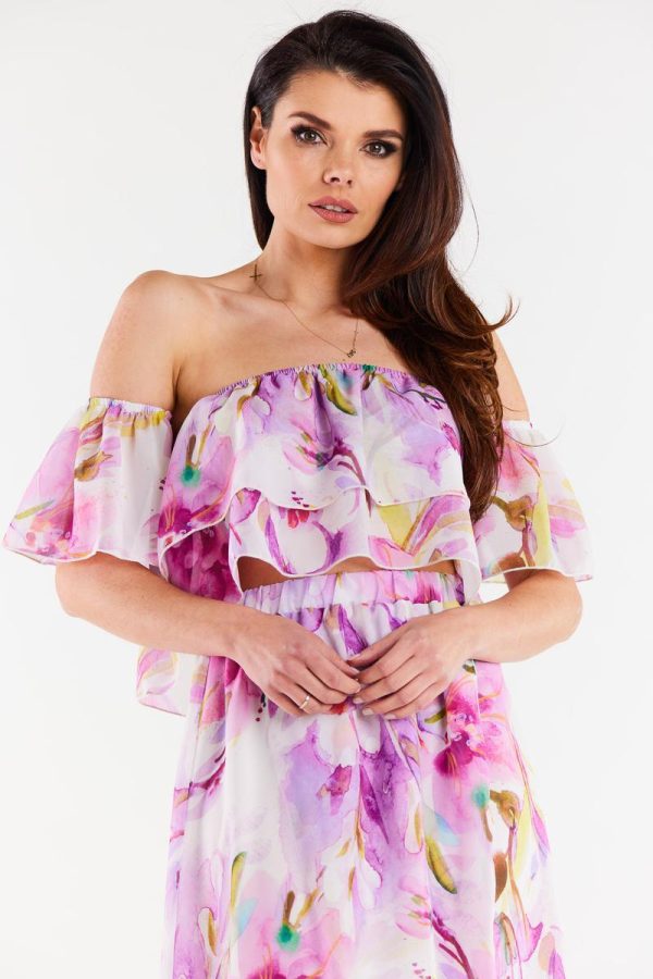 Violet Blouse in Women`s Blouses, Tunics with Polyester