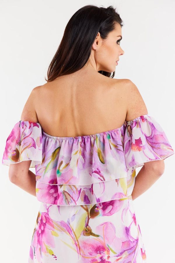 Violet Blouse in Women`s Blouses, Tunics with Polyester