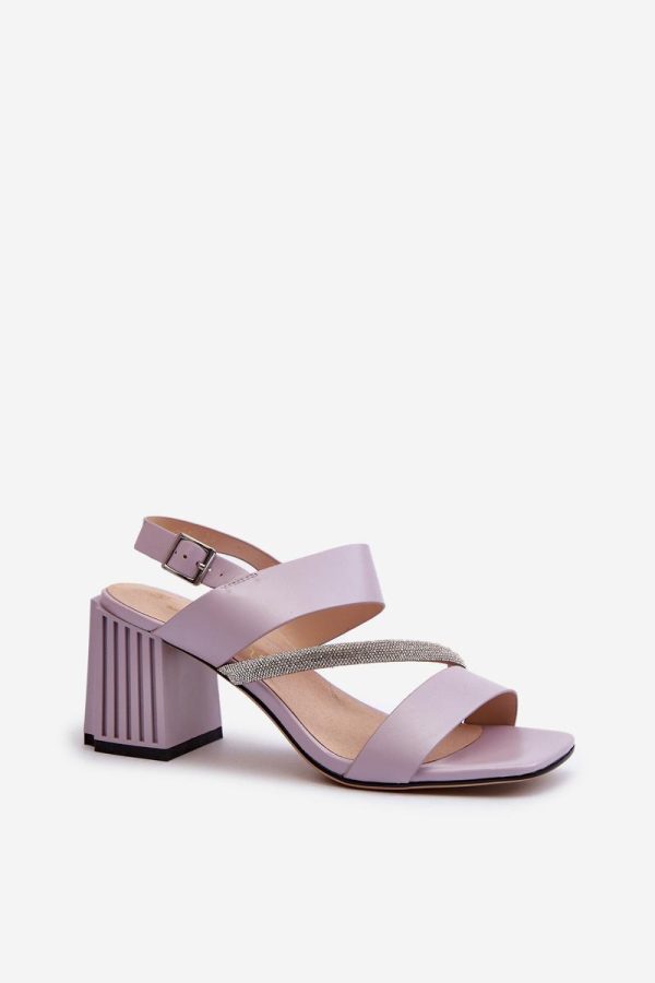 violet Heel sandals model 196644 Step in style