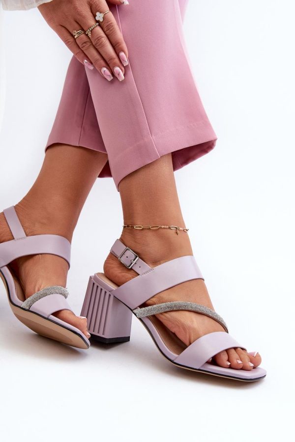violet Heel sandals model 196644 Step in style