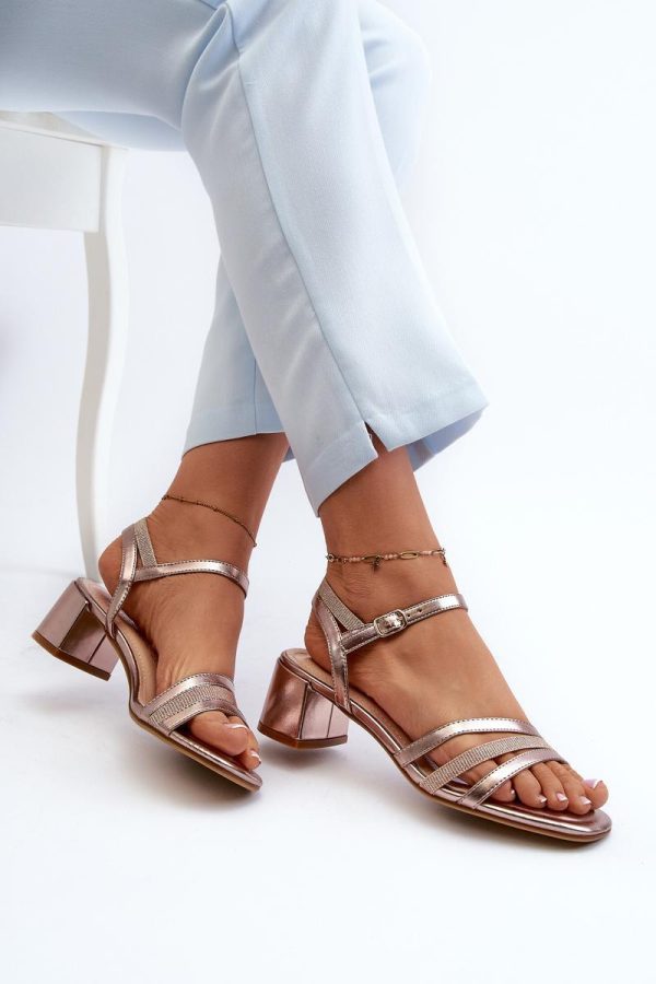 pink Heel sandals model 196656 Step in style